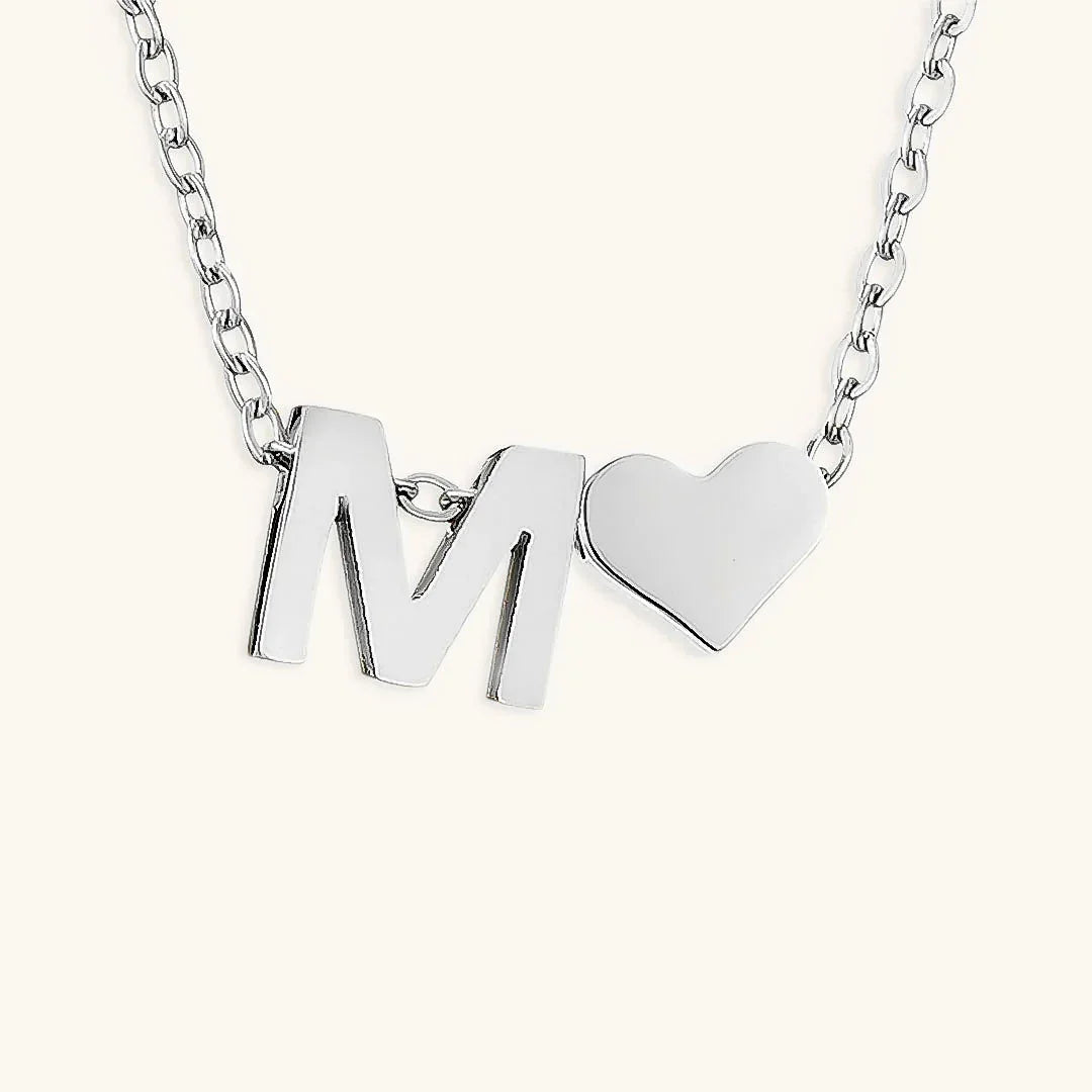 [ElanLuxe]Ria Initial Letter Gold Necklace