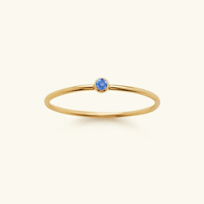 [ElanLuxe]Amelia Birthstone Stacker Ring