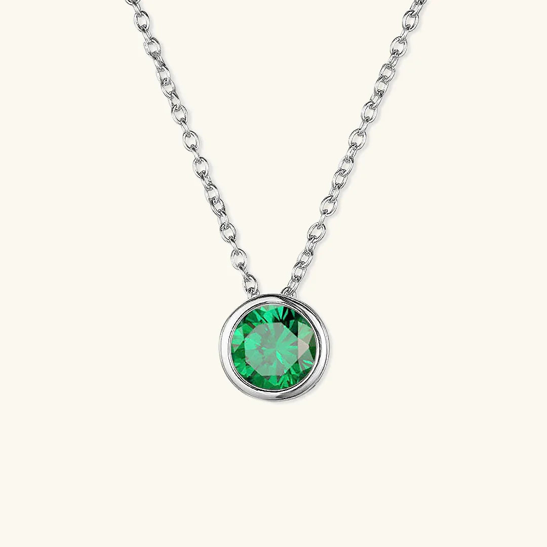 [ElanLuxe]Amelia Birthstone Necklace