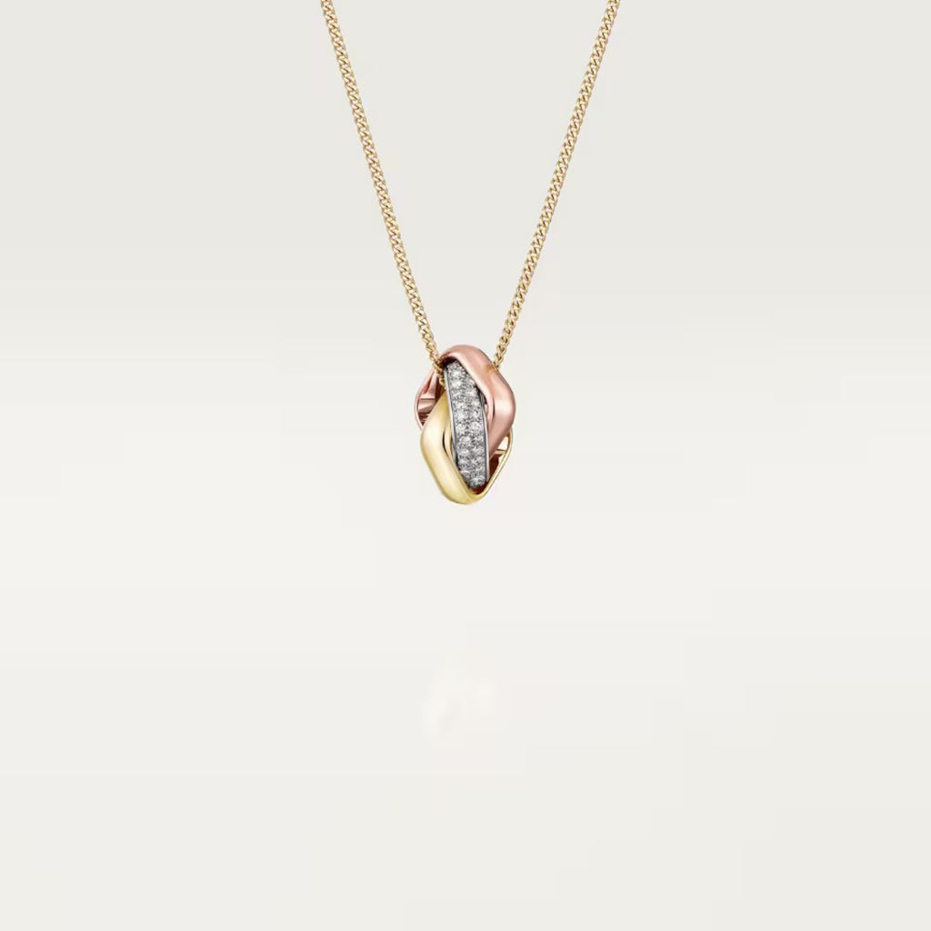 [ElanLuxe Jewelry]TRINITY CUSHION NECKLACE COLLECTION
