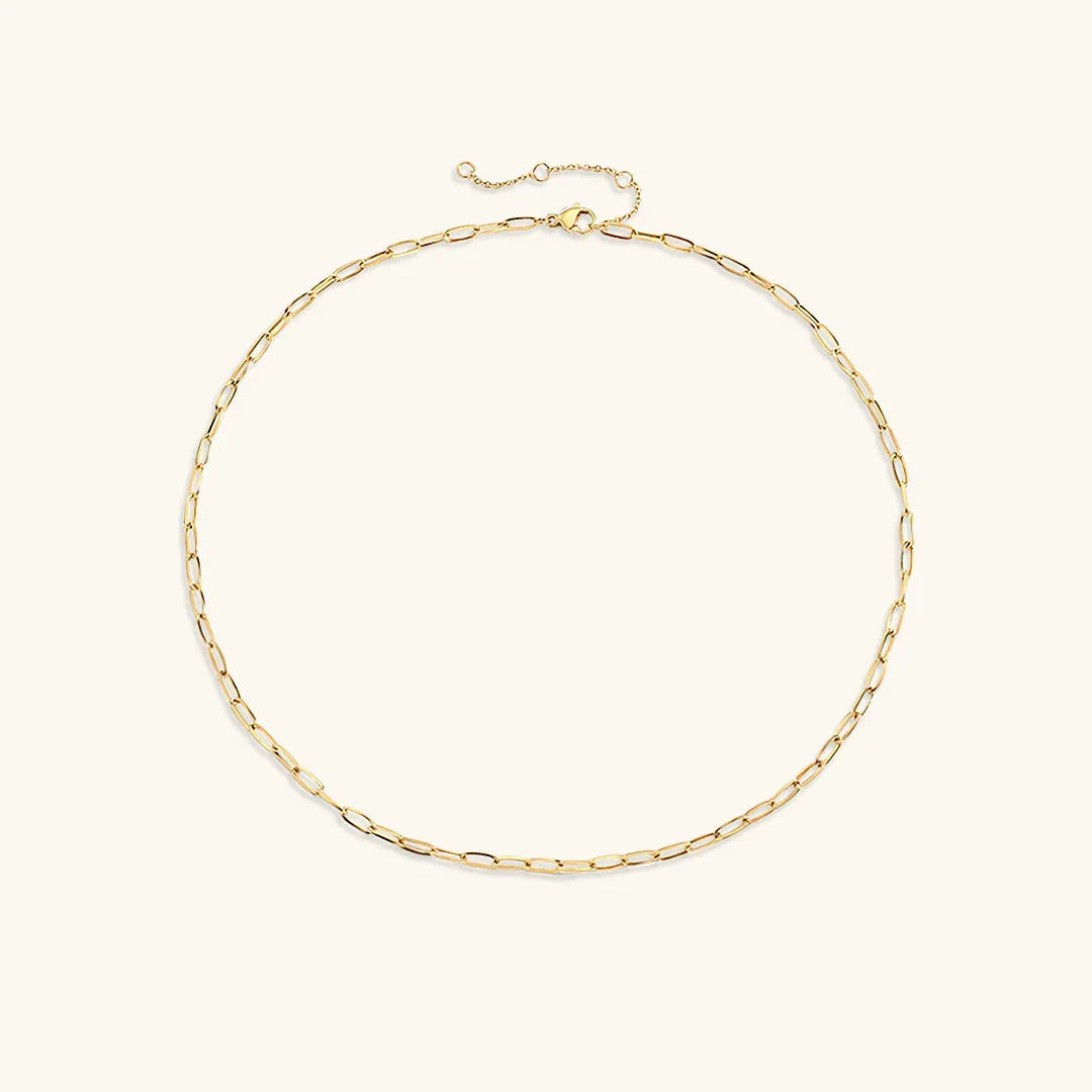 [ElanLuxe]Nadia Paperclip Chain Necklace