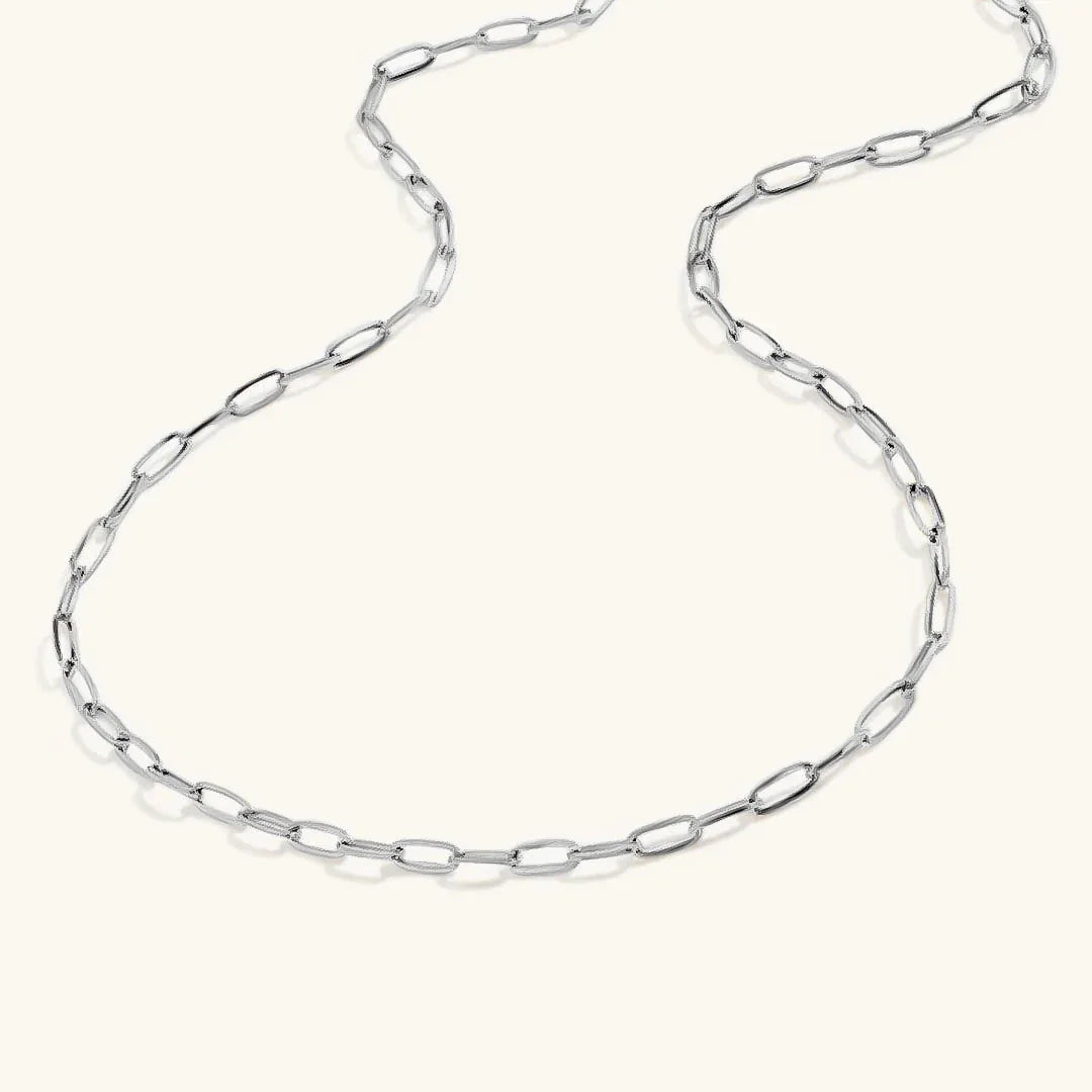 [ElanLuxe]Nadia Paperclip Chain Necklace