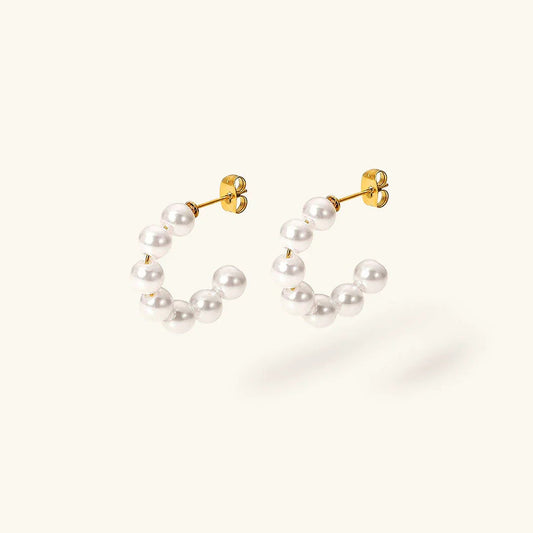[ElanLuxe]Nina Pearl Earrings