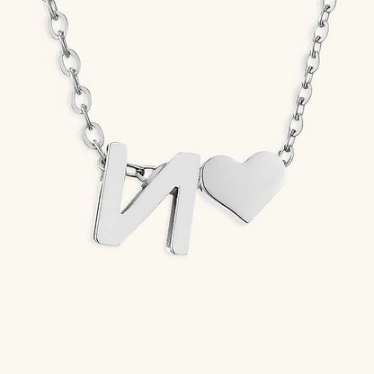 [ElanLuxe]Ria Initial Letter Gold Necklace