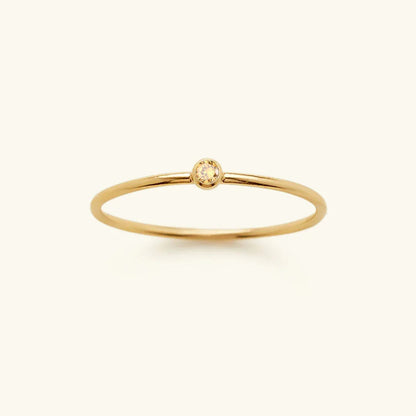 [ElanLuxe]Amelia Birthstone Stacker Ring
