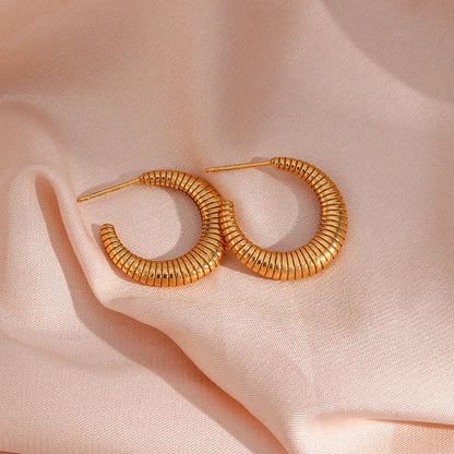 [ElanLuxe]Bailey Hoop Earrings