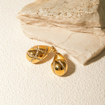 [ElanLuxe]Linnea Gold Earrings