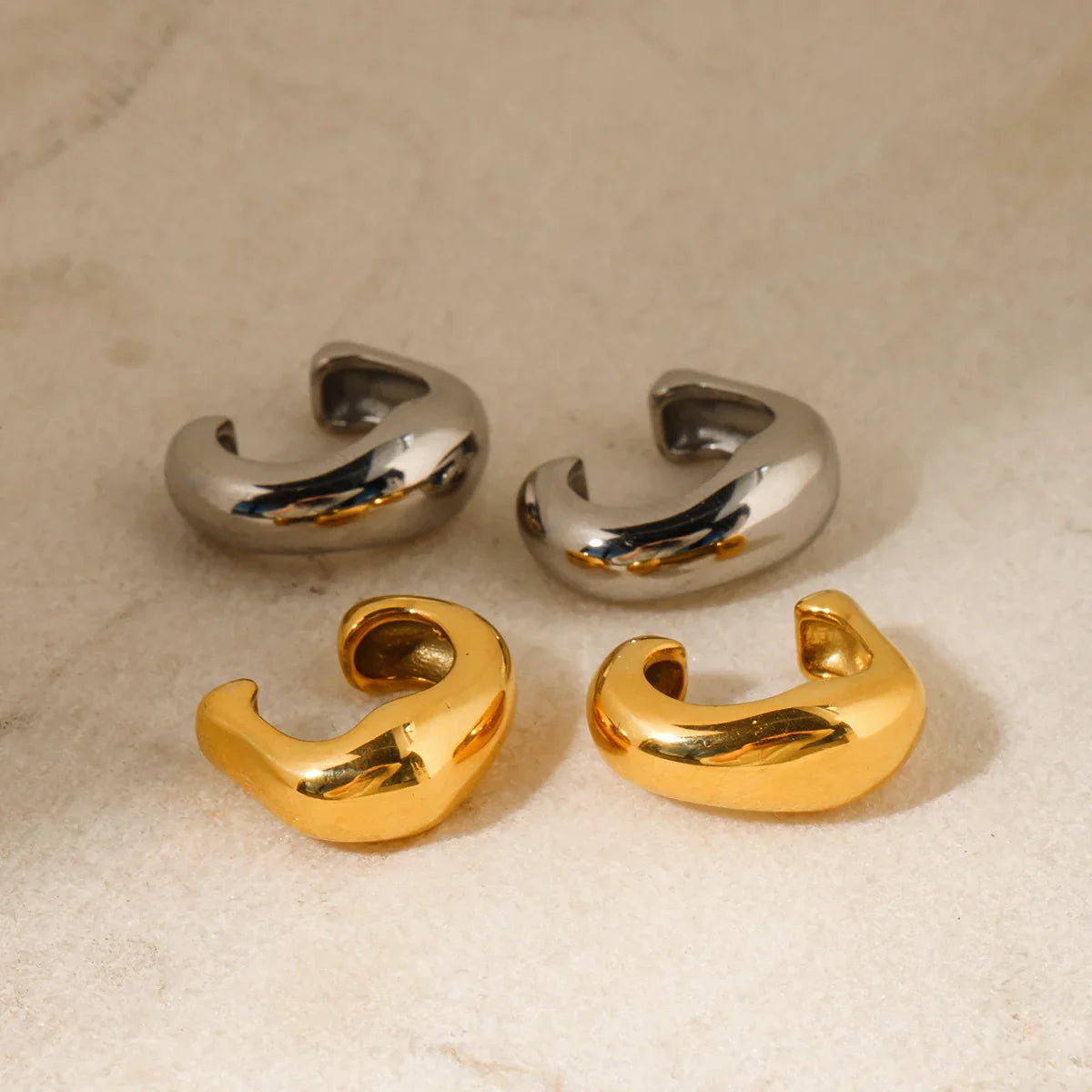 [ElanLuxe]Fabienne Gold Ear Cuffs