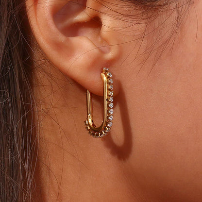 [ElanLuxe]Georgia Diamond Earrings