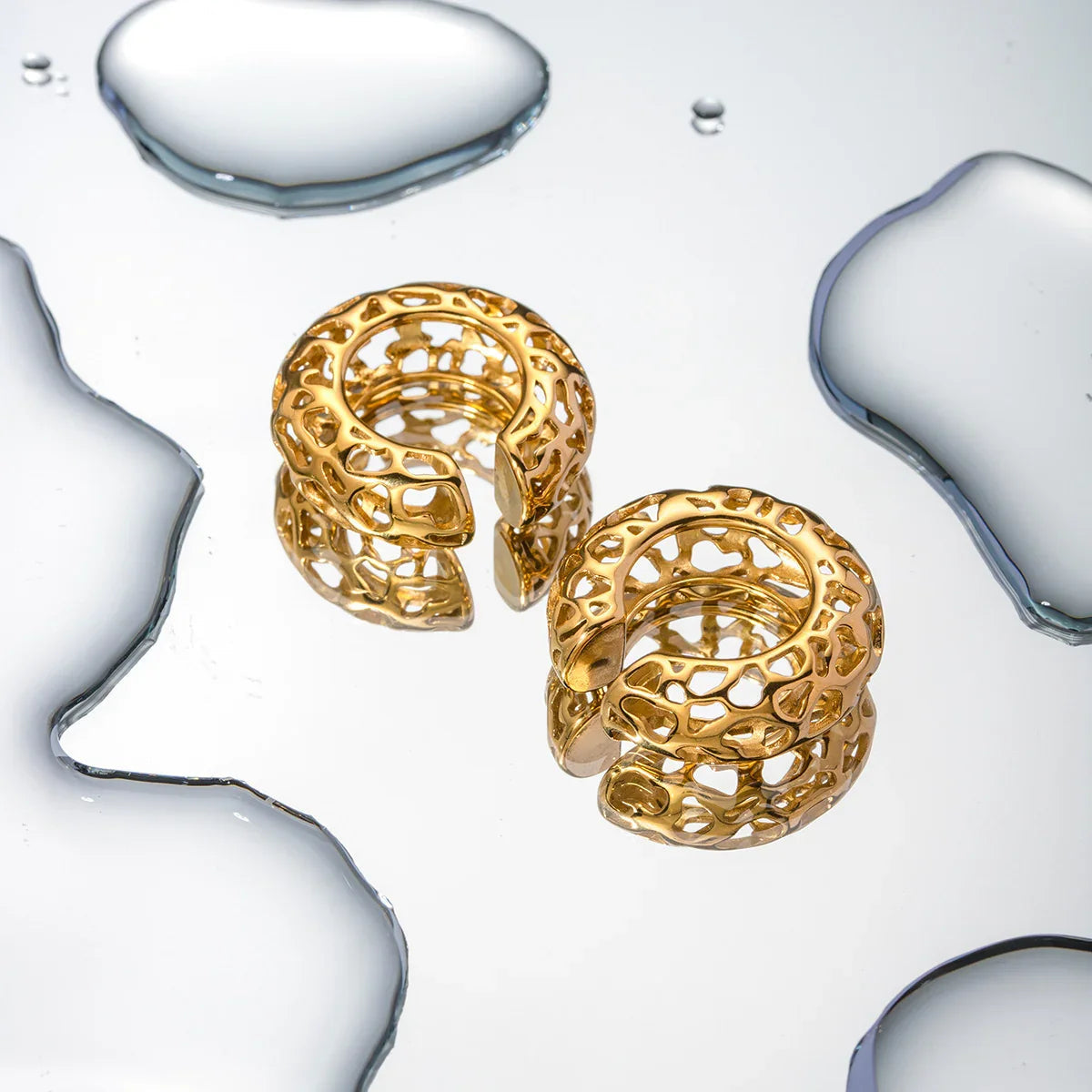 [ElanLuxe]Alma Gold Earrings