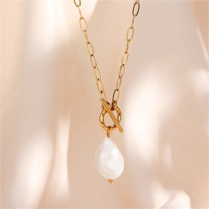 [ElanLuxe]Aphrodite Freshwater Pearl Necklace