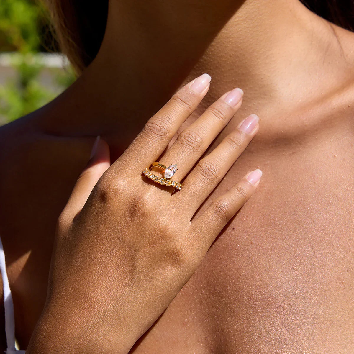 [ElanLuxe]Calina Marquise Diamond Ring