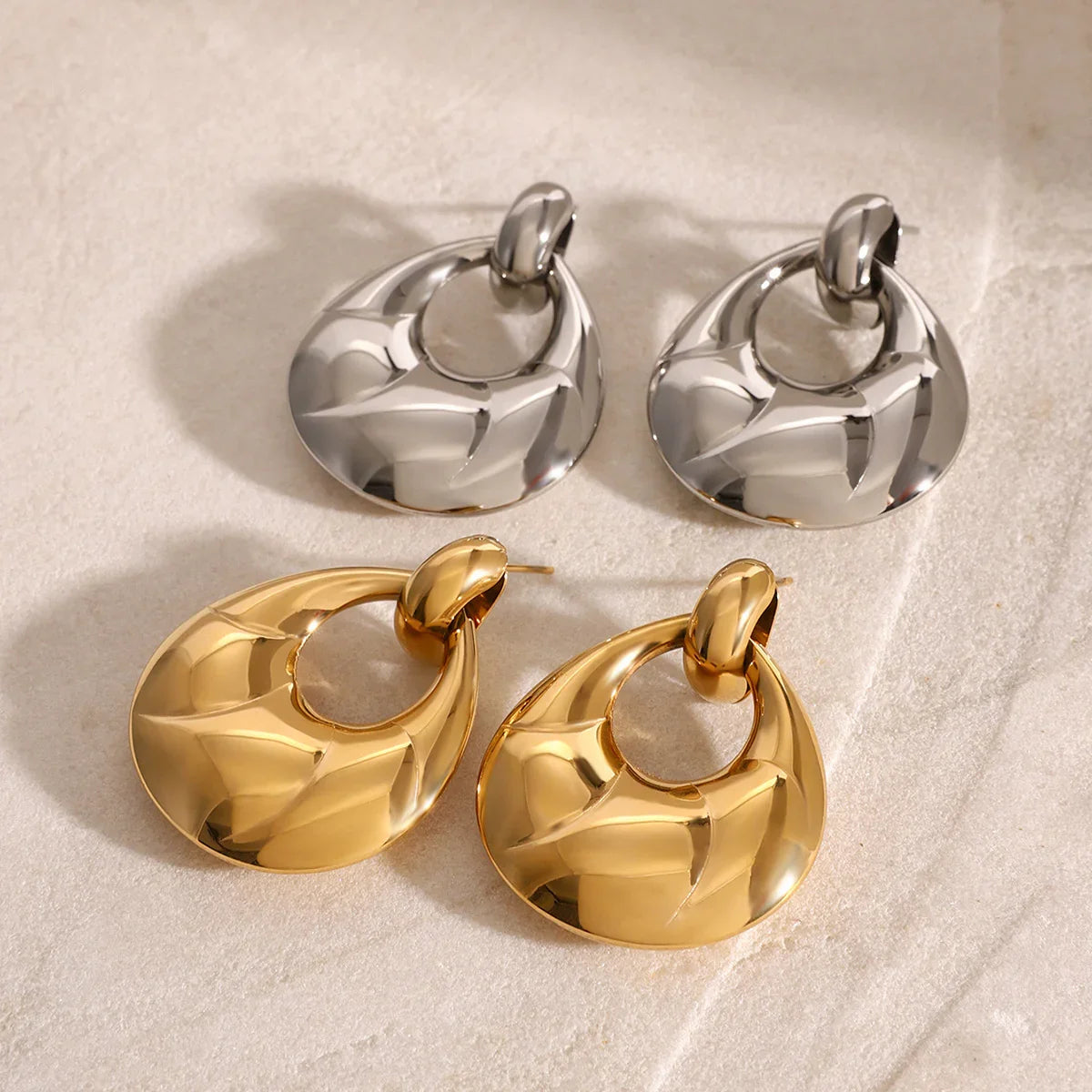 [ElanLuxe]Coralyn Gold Earrings