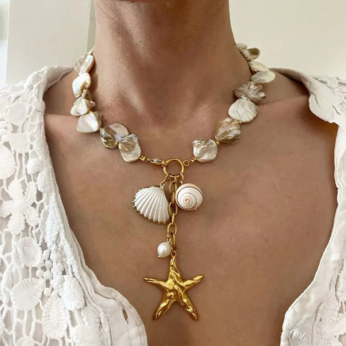 [ElanLuxe]Seafarer Ocean-Inspired Necklace