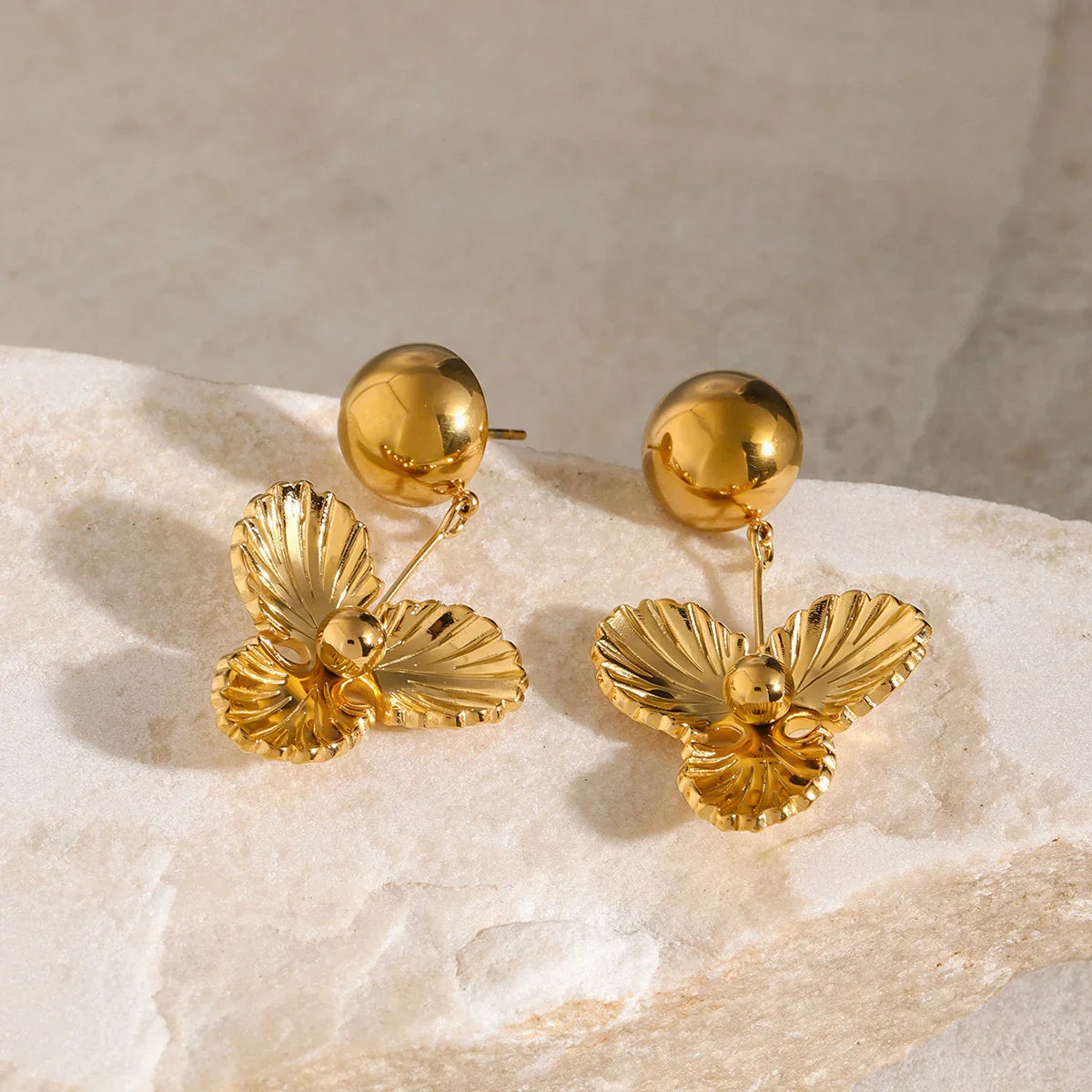 [ElanLuxe]Andrea Gold Earrings