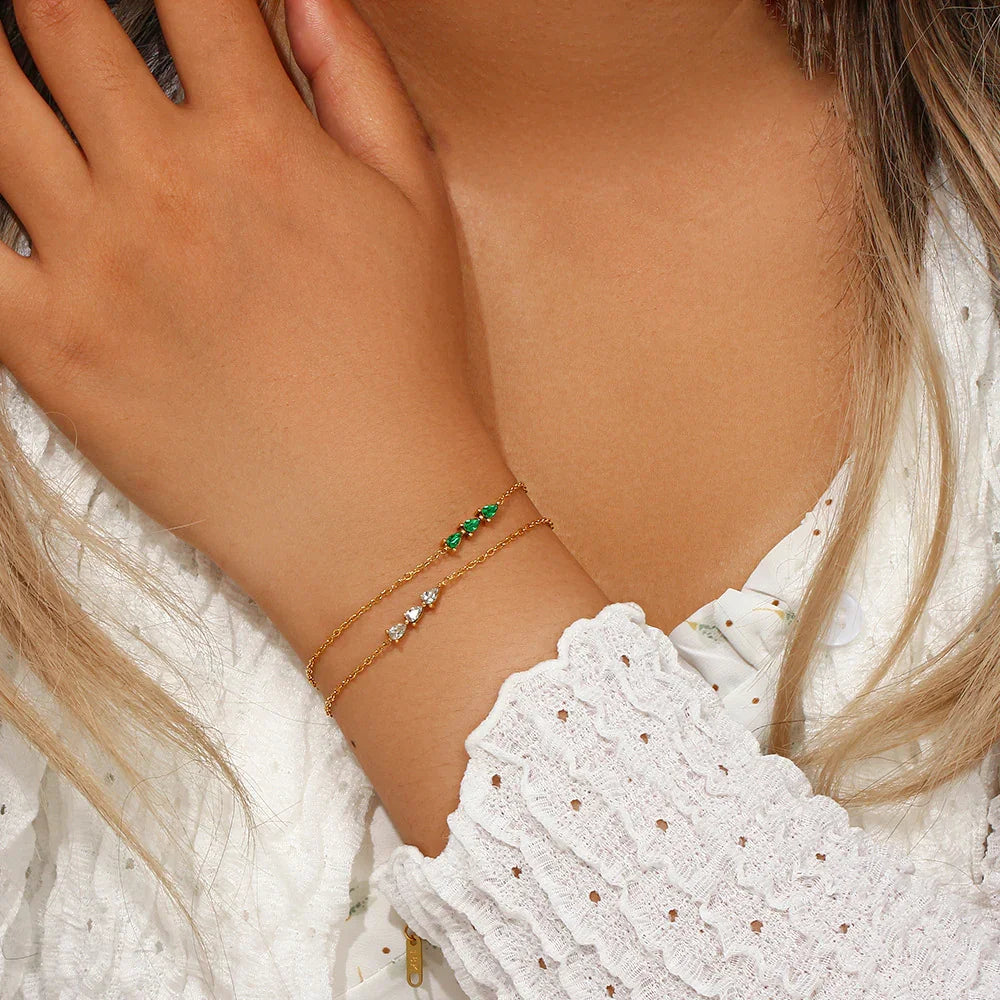[ElanLuxe]Alana Diamond Bracelet