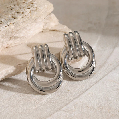 [ElanLuxe]Luna Layered Hoop Earrings