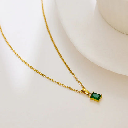 [ElanLuxe]Emi Green Necklace