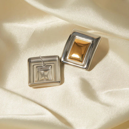 [ElanLuxe]Jocelyn Two Tone Earrings