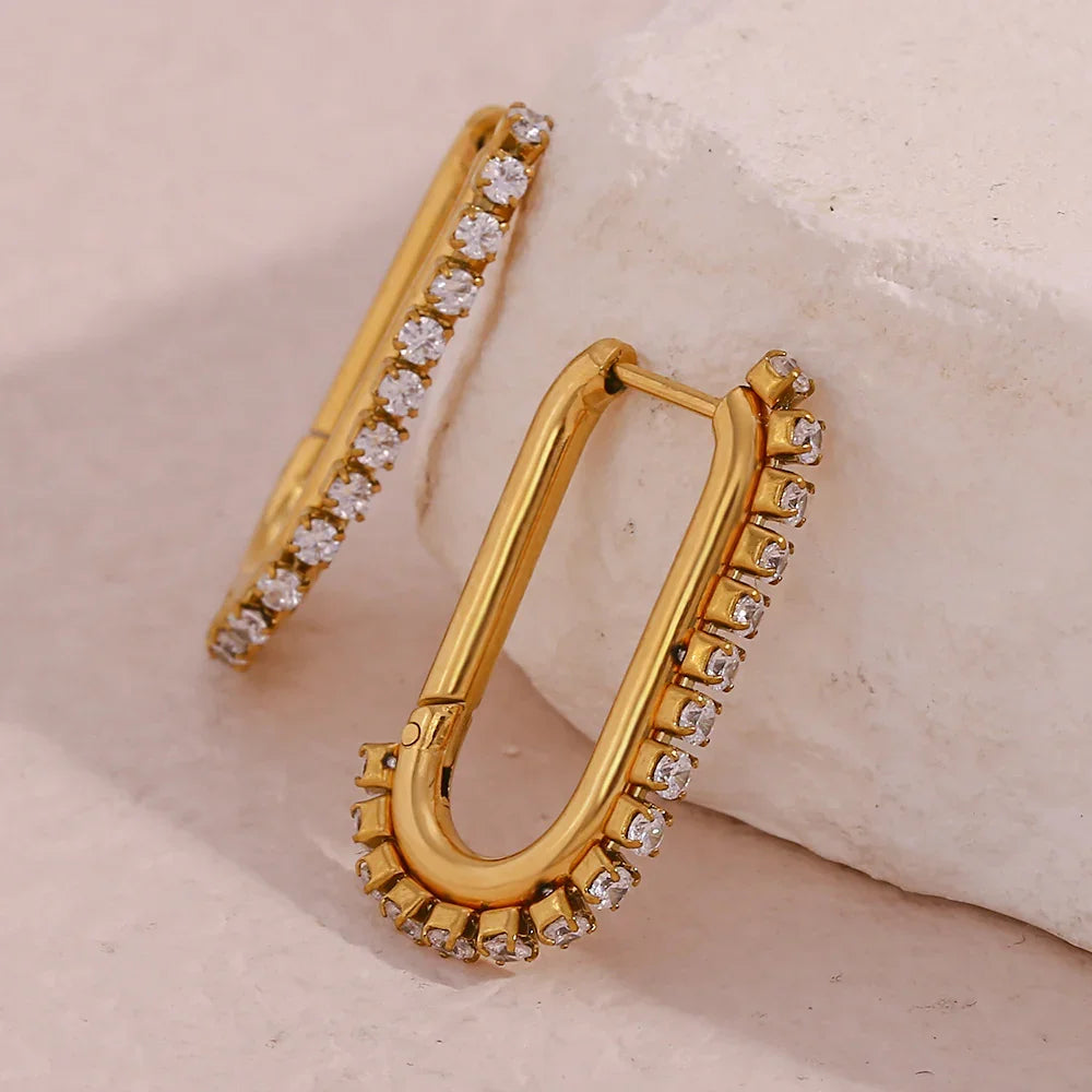 [ElanLuxe]Georgia Diamond Earrings