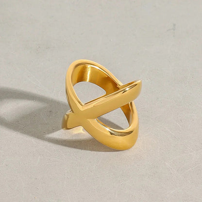 [ElanLuxe]Carolyn Gold Cross Ring