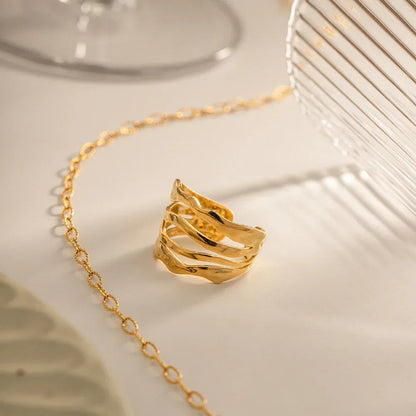 [ElanLuxe]Cass Gold Ring