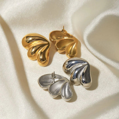 [ElanLuxe]Liesel Gold Butterfly Earrings