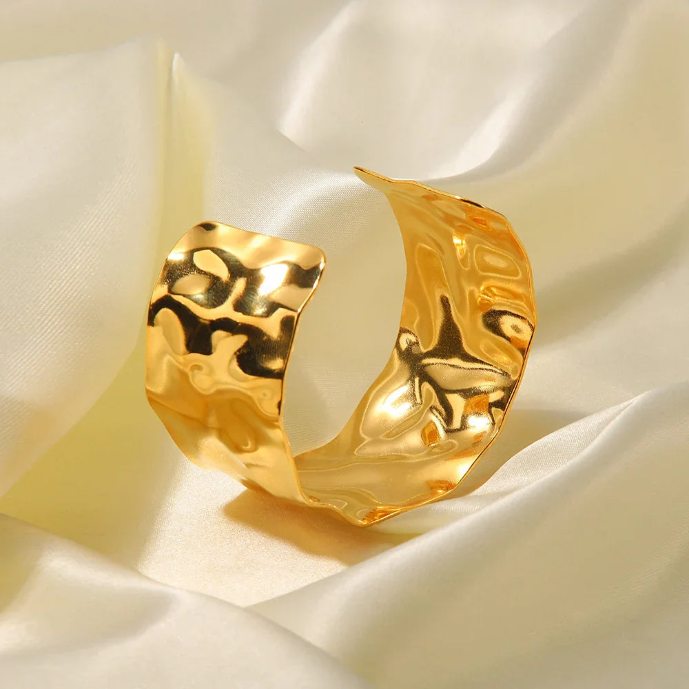 [ElanLuxe]Hope Gold Bangle