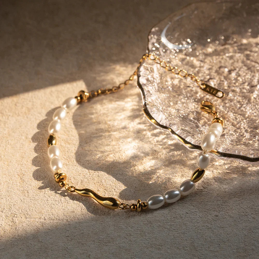 [ElanLuxe]Celina Freshwater Pearl Bracelet