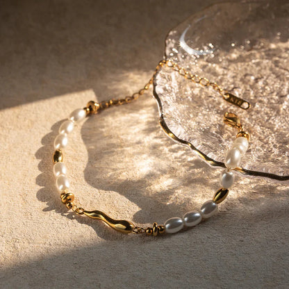 [ElanLuxe]Dominique Freshwater Pearl Bracelet