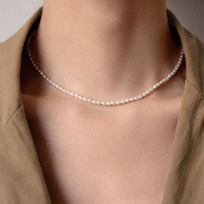[ElanLuxe]Avaria Freshwater Pearl Choker
