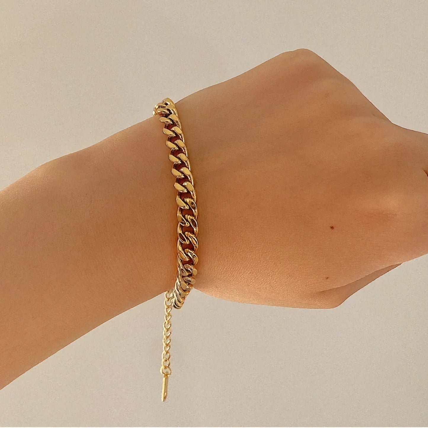 [ElanLuxe]Jean Gold Chain Bracelet