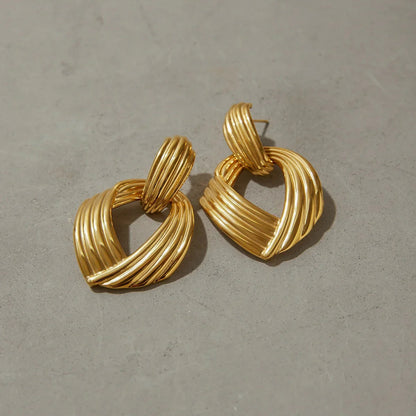 [ElanLuxe]Selma Gold Knot Earrings