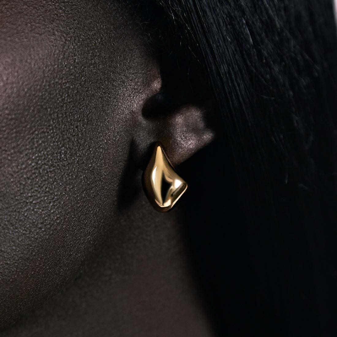 [ElanLuxe]Selena Gold Earrings