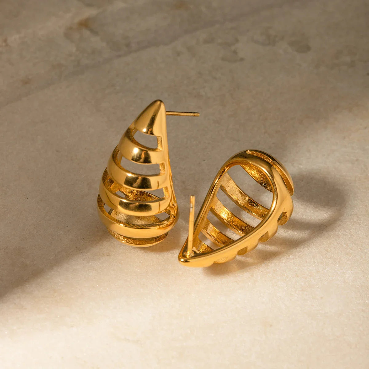 [ElanLuxe]Katrin Drop Gold Earrings