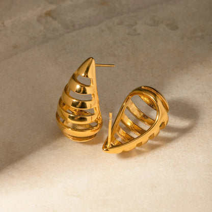 [ElanLuxe]Katrin Drop Gold Earrings