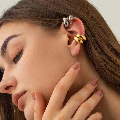 [ElanLuxe]Fabienne Gold Ear Cuffs