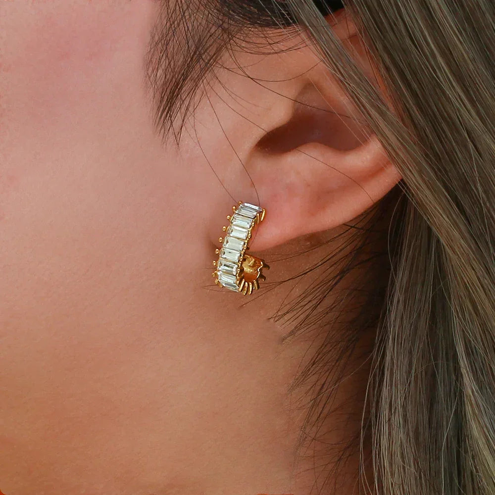 [ElanLuxe]Agnes Diamond Earrings