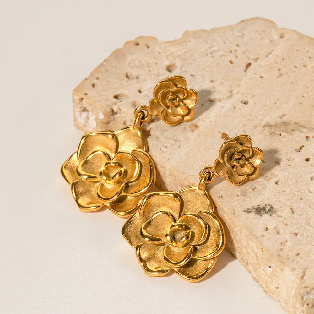 [ElanLuxe]Thelma Gold Earrings