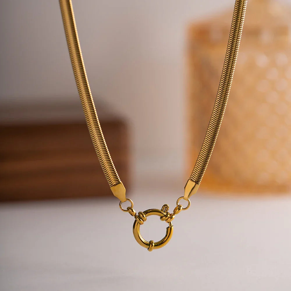 [ElanLuxe]Gabriella Gold Necklace