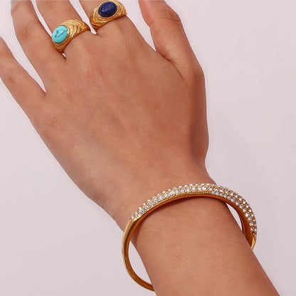[ElanLuxe]Elara Diamond Bracelet