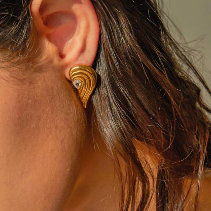 [ElanLuxe]Thalia Gold Earrings