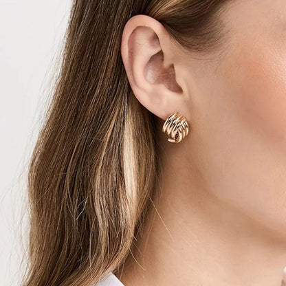 [ElanLuxe]Avalon Gold Earrings