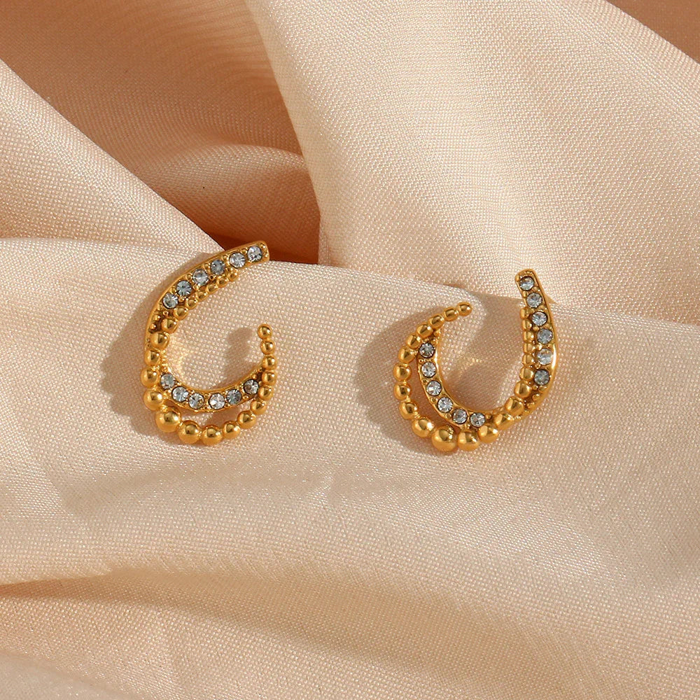 [ElanLuxe]Nola Gold Earrings