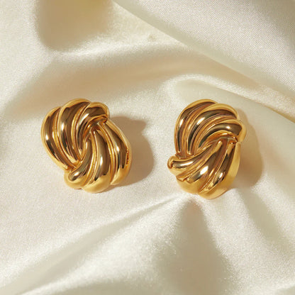 [ElanLuxe]Floriana Gold Earrings