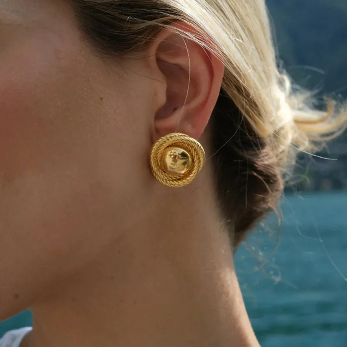 [ElanLuxe]Ariadne Gold Earrings