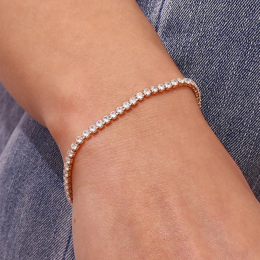 [ElanLuxe]Lillian Tennis Bracelet