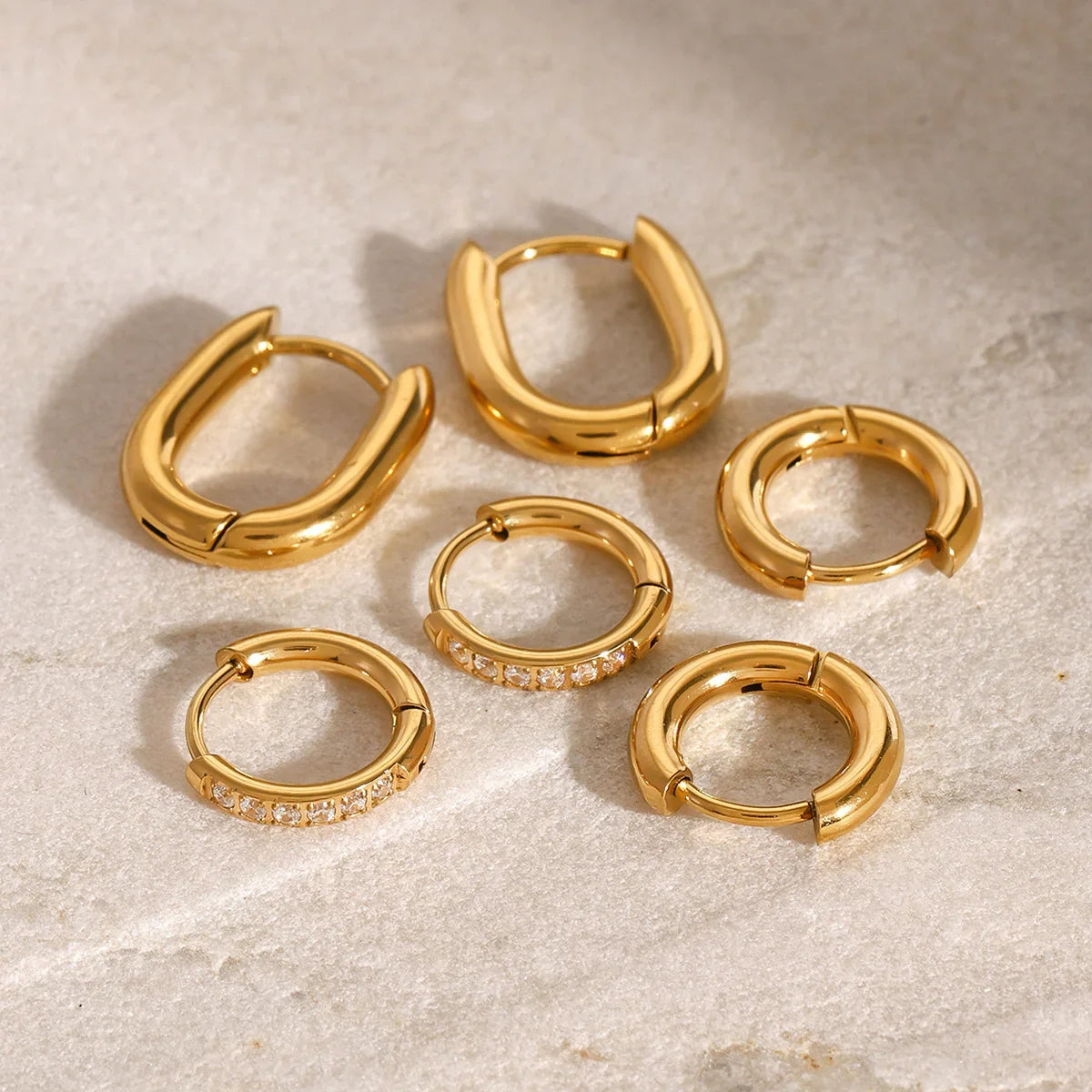 [ElanLuxe]Florielle Staple Hoops Bundle