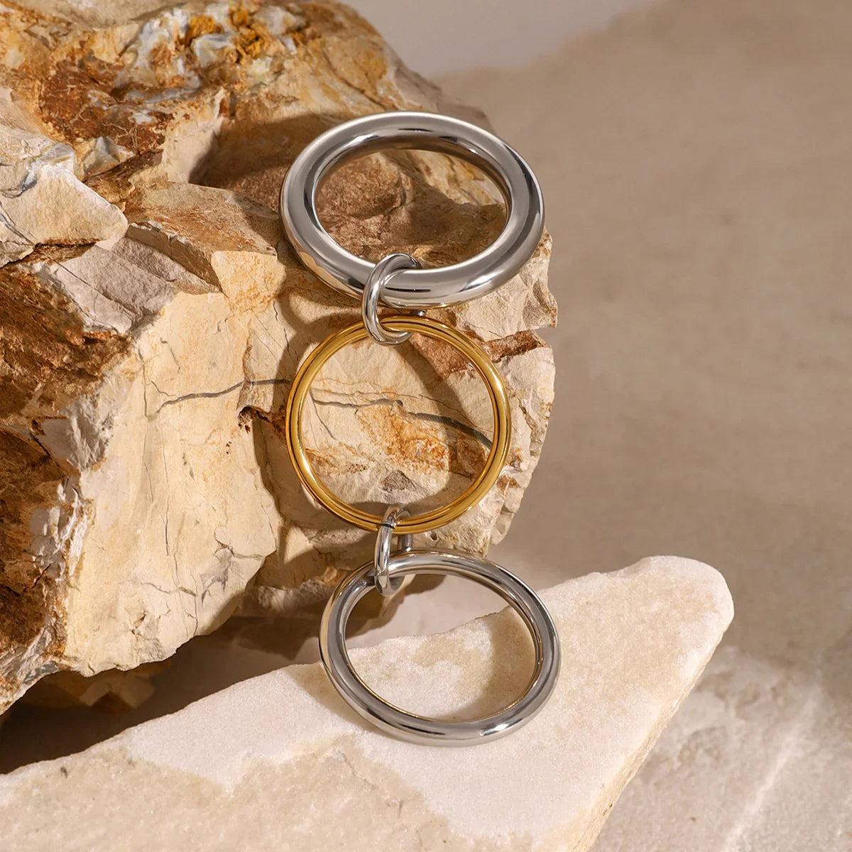 [ElanLuxe]Canaria Stacked Ring