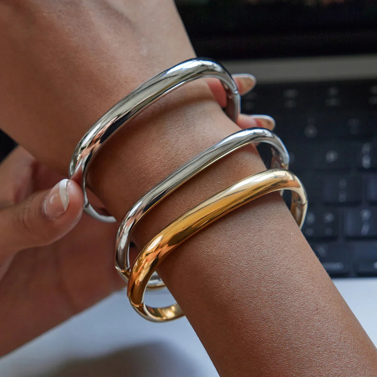[ElanLuxe]Annelise Gold Bracelet